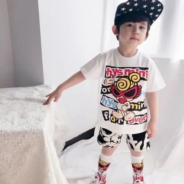 【90-160cm】大流行 新作 2色展開 トップス 男の子 半袖 Ｔシャツ