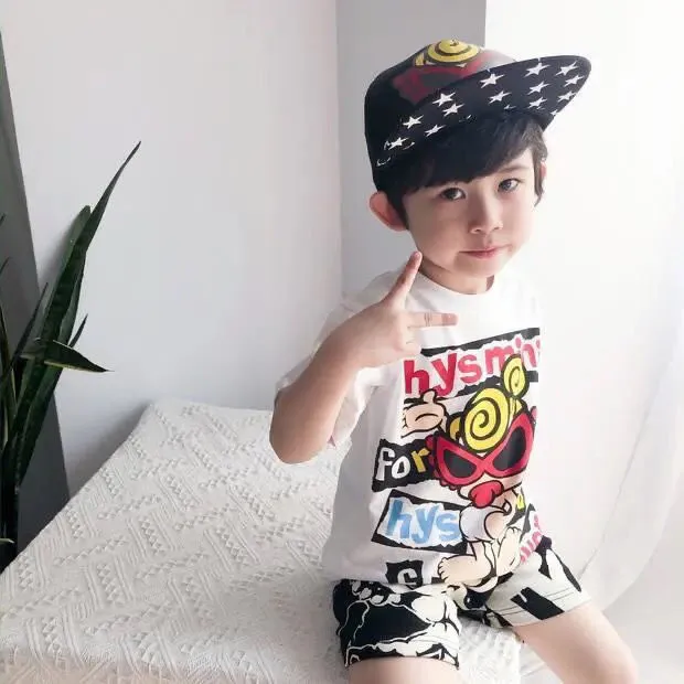 【90-160cm】大流行 新作 2色展開 トップス 男の子 半袖 Ｔシャツ