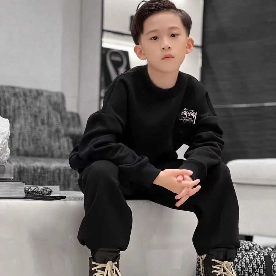 【100-160cm】二点セット 大好評 キレカジ 韓国系 売れ筋 合わせやすい 男の子 セットアップ