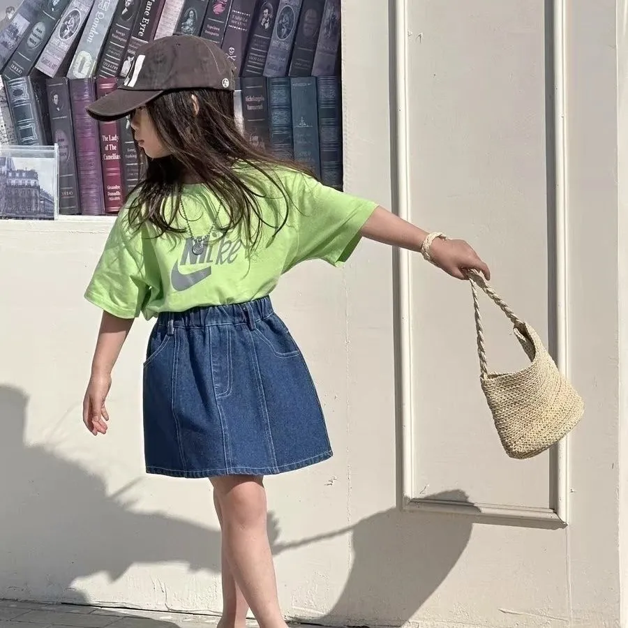 【90-160cm】夏 新登場 ファッション 合わせやすい 子供服 日常 カジュアル 着せやすい シンプル 無地 Tシャツ