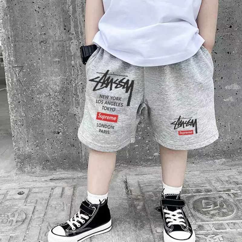 【90-160cm】絶対カッコイイ 着回し力抜群 デザイン満点 合わせやすい カジュアル 着心地いい プリント クール 無地 ショートパンツ