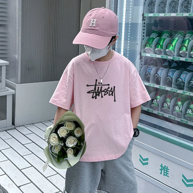 【90-160cm】お手頃価格 安い 日常 定番 プリント 夏 4色選べる ゆったり 男の子 Tシャツ