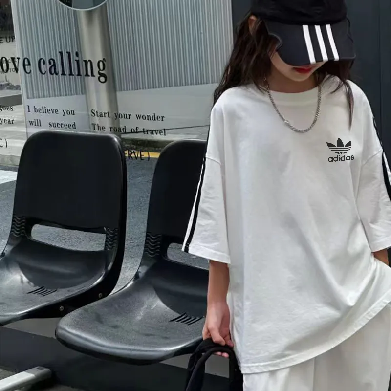 【100-150cm】オシャレ度高め 人気筋商品 ファッション 合わせやすい カジュアル  女の子 半袖 Ｔシャツ