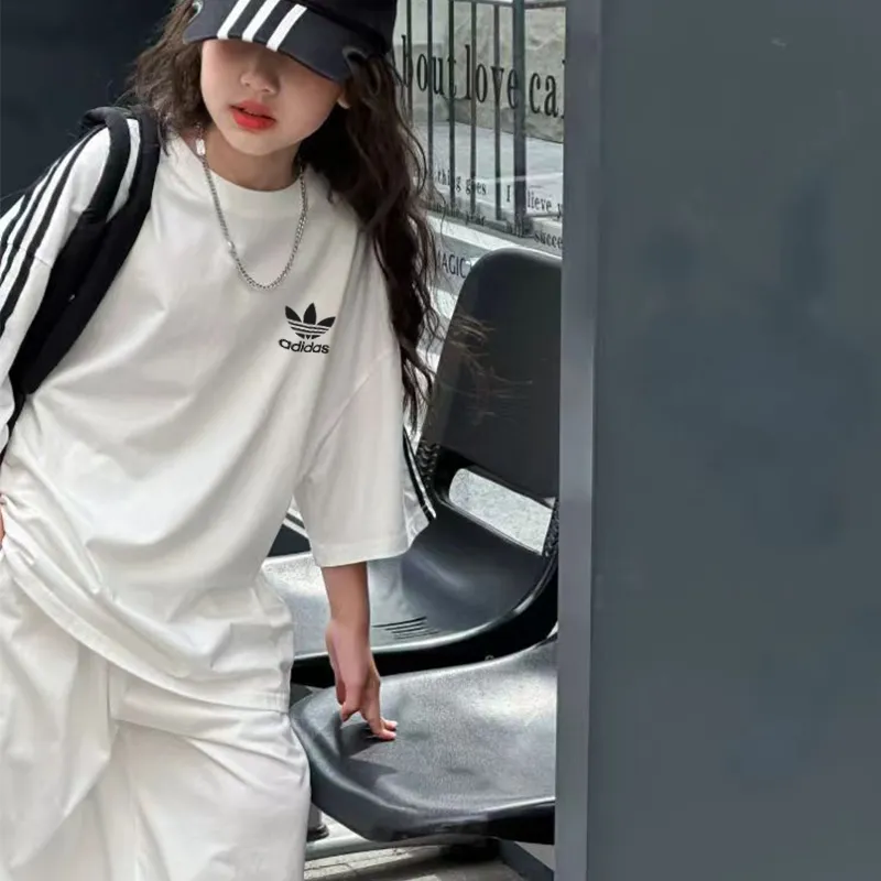 【100-150cm】オシャレ度高め 人気筋商品 ファッション 合わせやすい カジュアル  女の子 半袖 Ｔシャツ