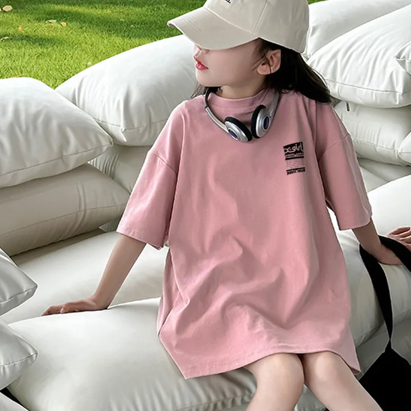 【90-160cm】大好評 シンプル アルファベット 着心地良い トレンド 定番 合わせやすい Tシャツ