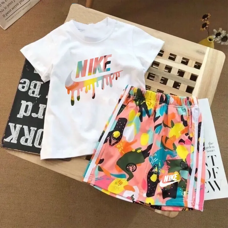【90-160cm】二点セット 単品注文可 大活躍 合わせやすい スポーツ 着心地いい Tシャツ+ショートパンツ セットアップ
