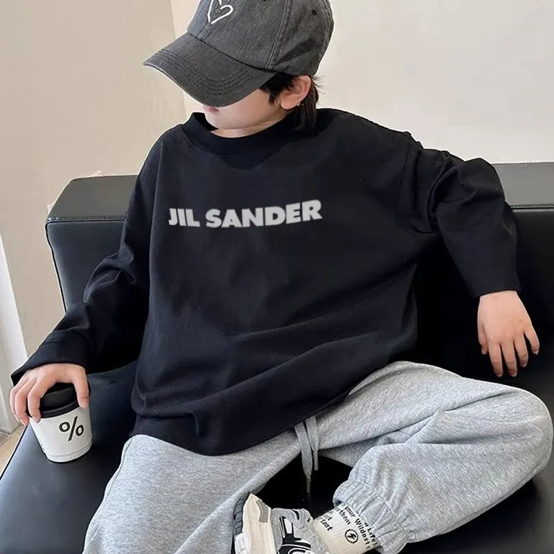 【90-160cm】絶対流行 シンプル アルファベット 定番 カジュアル 着心地良い 長袖 Tシャツ