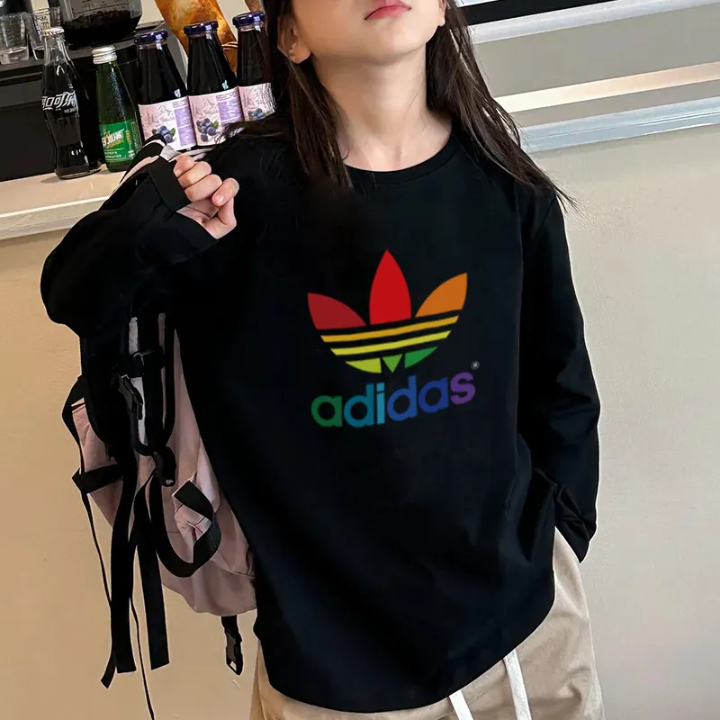 【90-160cm】今季大注目  超人気商品 可愛い 女の子 ファッション 長袖 Ｔシャツ