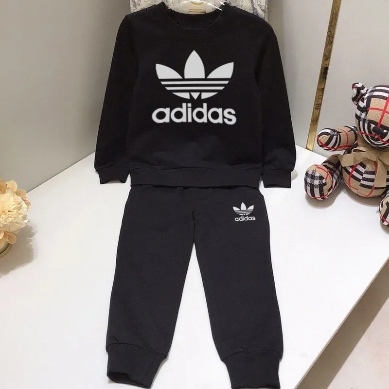 【90-160cm】二点セット単品注文可 定番 着心地良い 長袖 トレーナー+カジュアルパンツ セットアップ