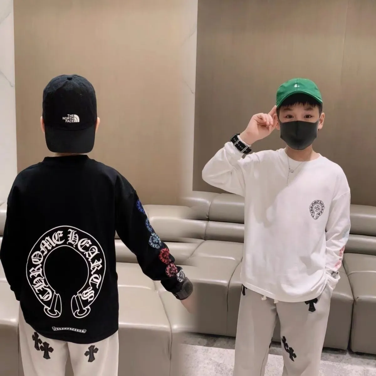 【100-160cm】特別なデザイン 今季も大流行 合わせやすい カッコイイ 男の子 長袖 Ｔシャツ