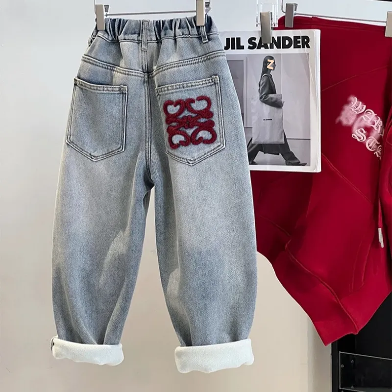 【90-150cm】大人気 履きやすい 合わせやすい トレンド カッコイイ 男の子 デニムパンツ
