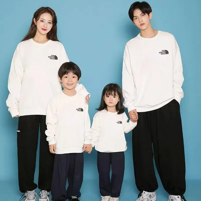 【90-160cm+親サイズ】存在感抜群 大人気 カジュアル 着やすい 合わせやすい トレーナー 親子ペア