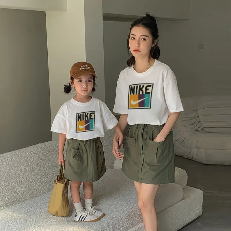 【90-160cm+親サイズ】絶対欲しい 大注目 カジュアル 着やすい 親子ペア 半袖 Tシャツ