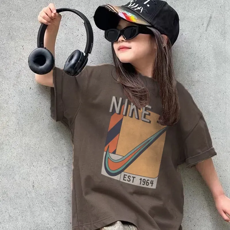 【90-160cm】絶対欲しい 大人気 カジュアル トレンド 快適 女の子 半袖 Tシャツ