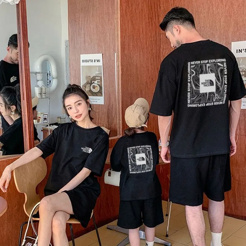 【90-160cm+親サイズ】話題沸騰中 大活躍 カジュアル 快適 親子ペア 半袖 Tシャツ
