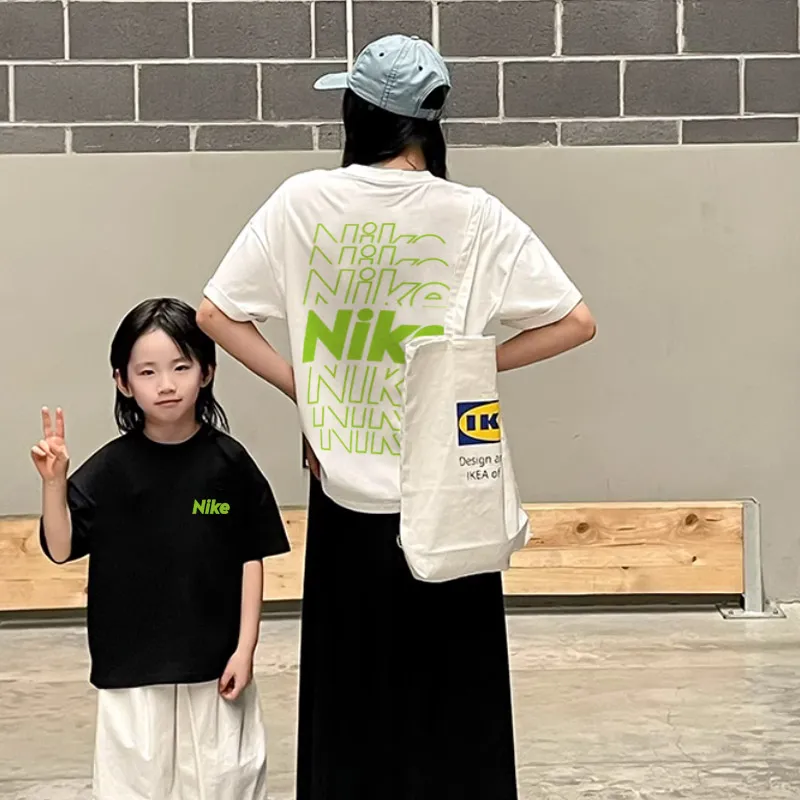 【90-160cm+親サイズ】よく売れる 大活躍 カジュアル 快適 トレンド 親子ペア 半袖 Tシャツ