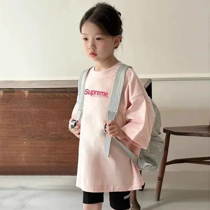 【90-160cm】絶対欲しい おしゃれ 可愛い カジュアル 快適 女の子 半袖 Tシャツ