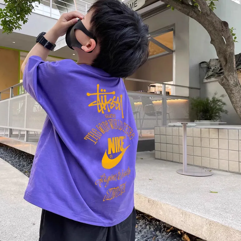 【90-160cm】元気いっぱい 爆売れ中 カジュアル 合わせやすい 男の子 半袖 Tシャツ