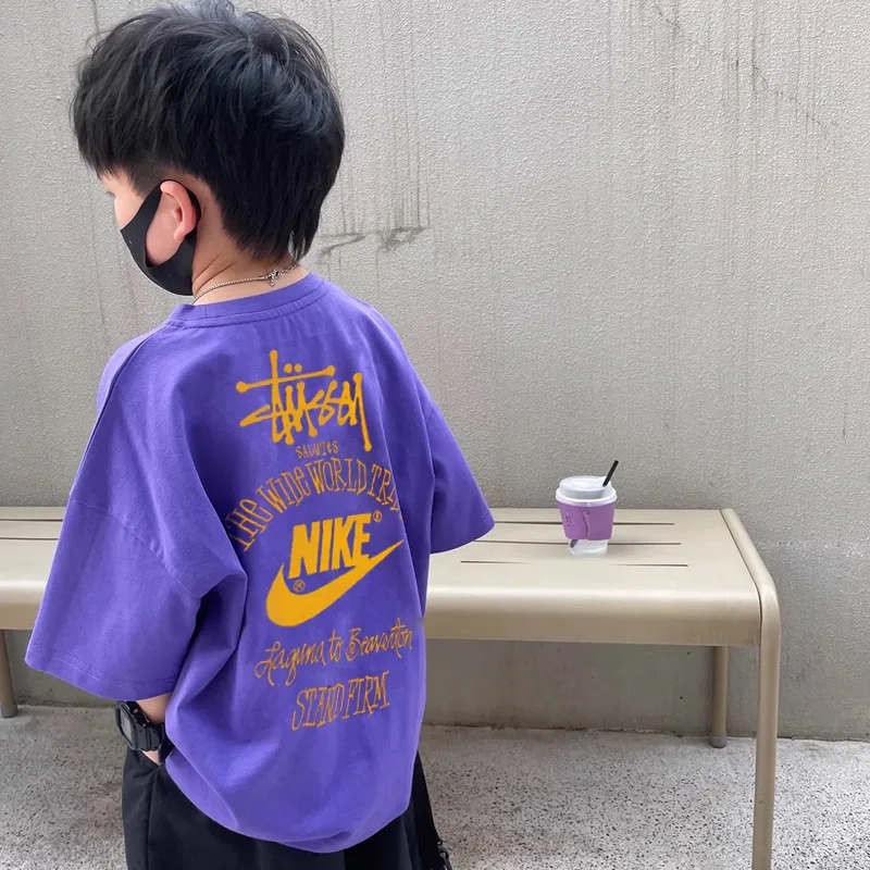 【90-160cm】元気いっぱい 爆売れ中 カジュアル 合わせやすい 男の子 半袖 Tシャツ