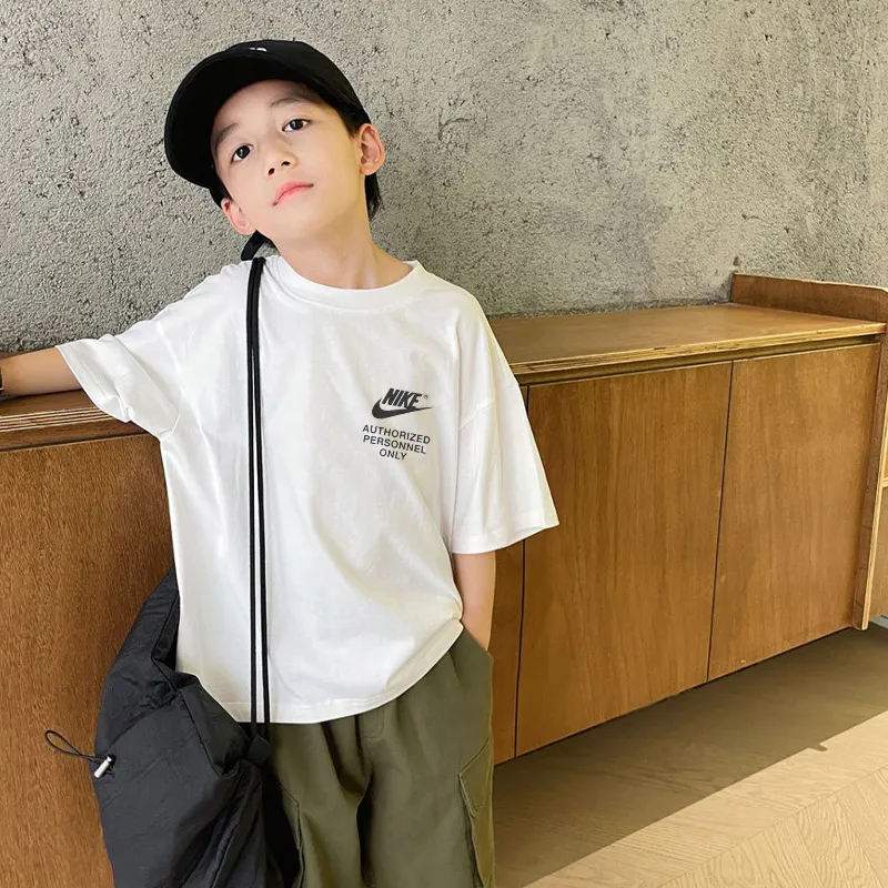【90-160cm】人気爆発中 売れ筋 アルファベット カジュアル 男の子 半袖 Tシャツ