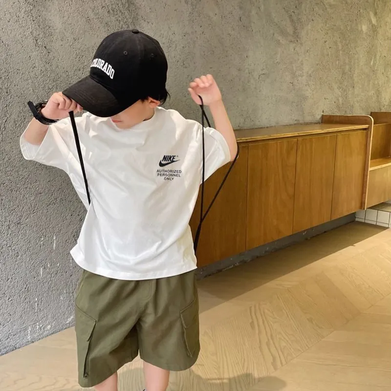 【90-160cm】人気爆発中 売れ筋 アルファベット カジュアル 男の子 半袖 Tシャツ