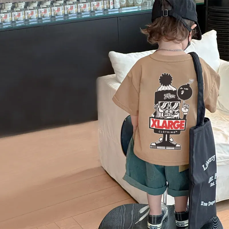【90-160cm】トレンド感たっぷり 大人気 トレンド 合わせやすい 男の子 半袖 Tシャツ