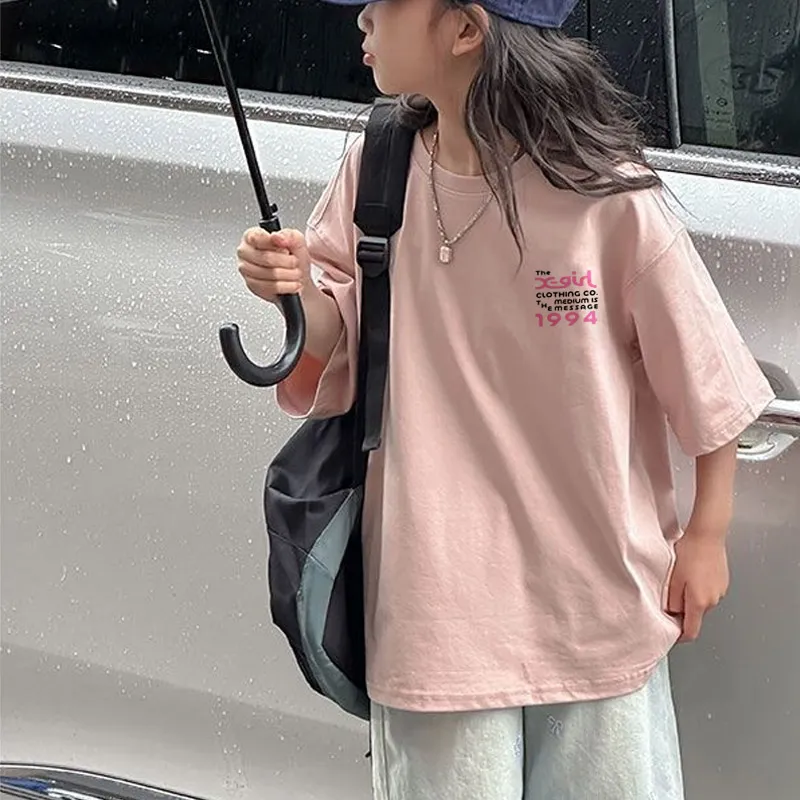【90-160cm】おしゃれキッズ必見 トレンド プリント 着やすい 女の子 半袖 Ｔシャツ