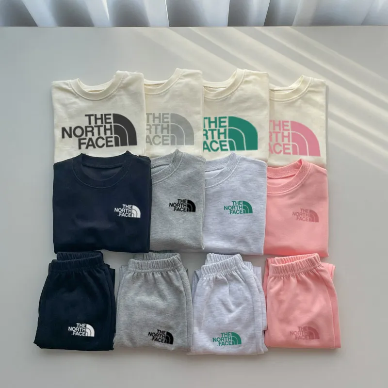 【90-160cm】三点セット 単品注文OK 大人気 シンプル 快適 半袖 Tシャツ+トレーナー+パンツ セット