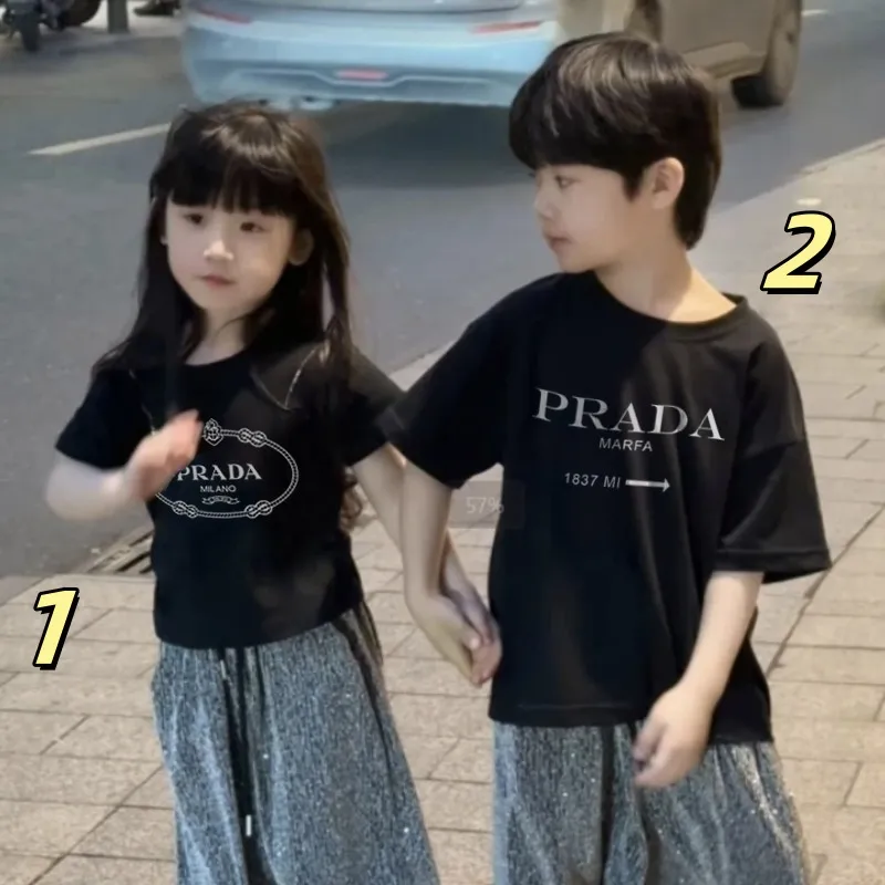 【90-150cm】好感度100％  爆売れ中 カジュアル トレンド  男女限らず 半袖 Ｔシャツ
