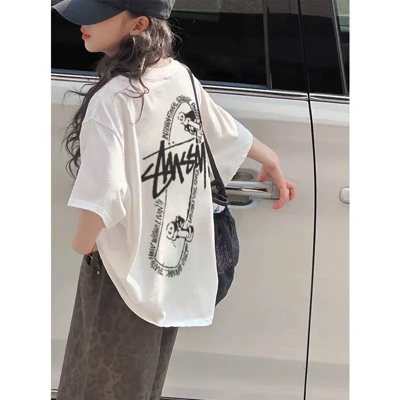 【90-160cm】人気爆発中 爆売れ中  ゆったり カジュアル 女の子 半袖 Ｔシャツ