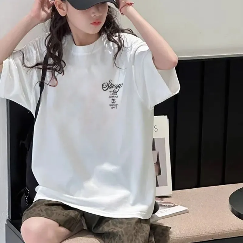 【90-160cm】人気爆発中 爆売れ中  ゆったり カジュアル 女の子 半袖 Ｔシャツ