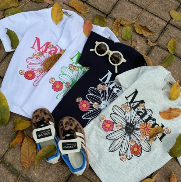 【90-150cm+親サイズ】元気いっぱい 大人気 定番 カジュアル 親子ペア 半袖 Ｔシャツ
