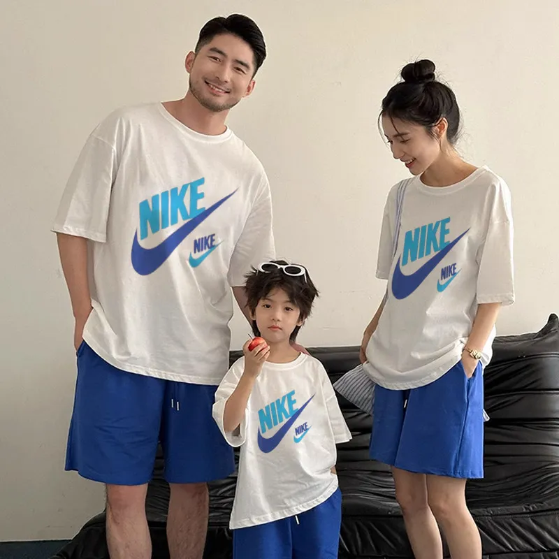 【90-160cm+親サイズ】人気上昇中 爆売れ中 カジュアル プリント 着やすい 半袖 Tシャツ