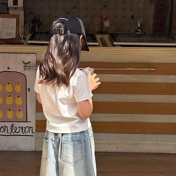 【90-150cm】毎日着たくなる おしゃれ 可愛い 合わせやすい 女の子 半袖 Ｔシャツ
