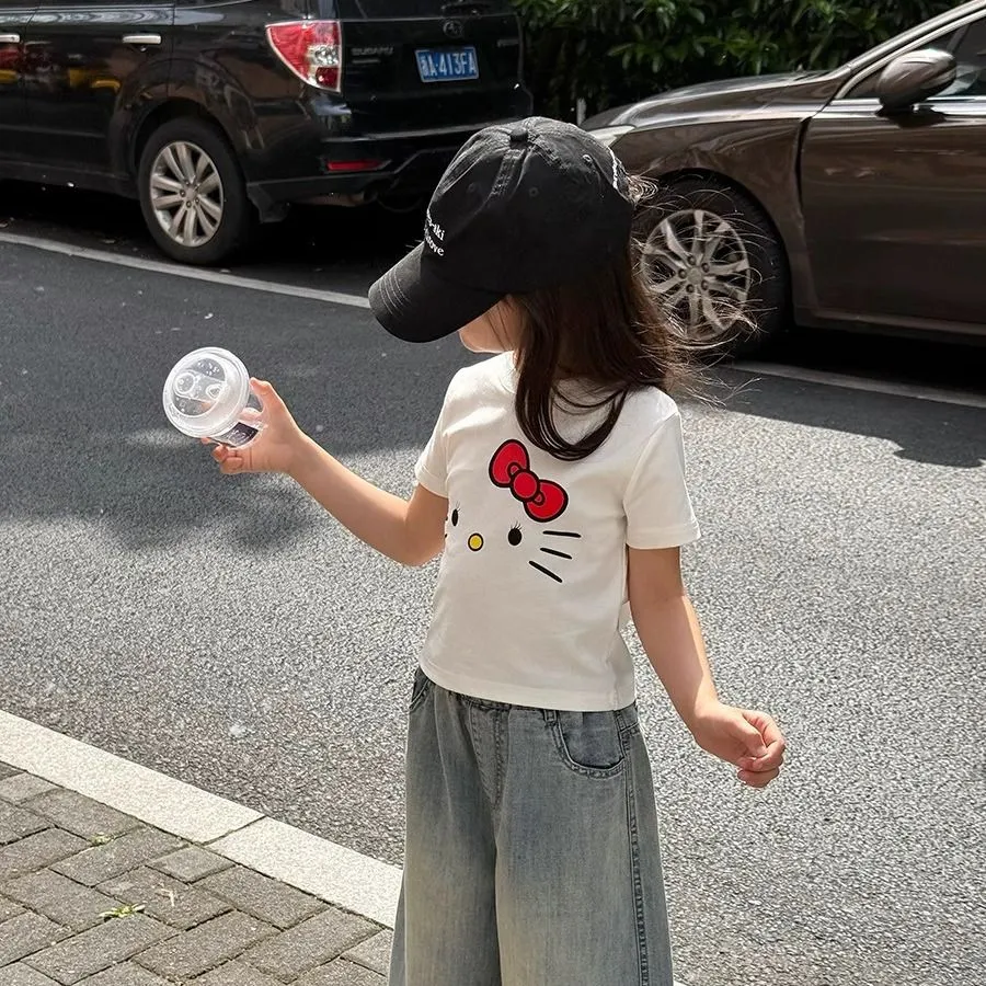 【90-150cm】毎日着たくなる おしゃれ 可愛い 合わせやすい 女の子 半袖 Ｔシャツ