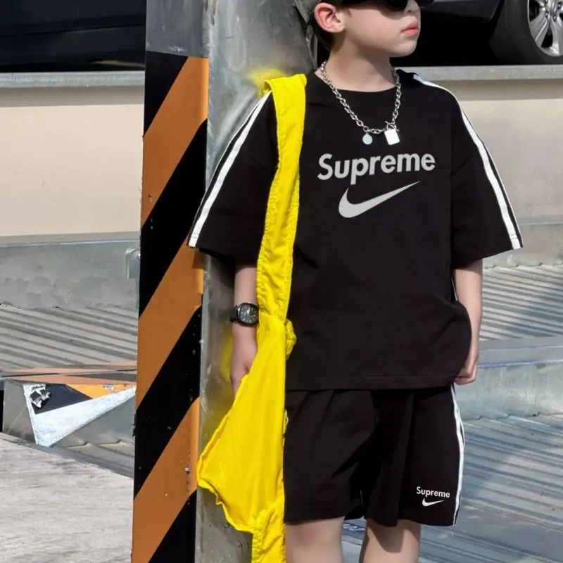【80-160cm】二点セット 単品注文OK 着回し最強 カジュアル 男の子 半袖Ｔシャツ＋ショートパンツ セットアップ