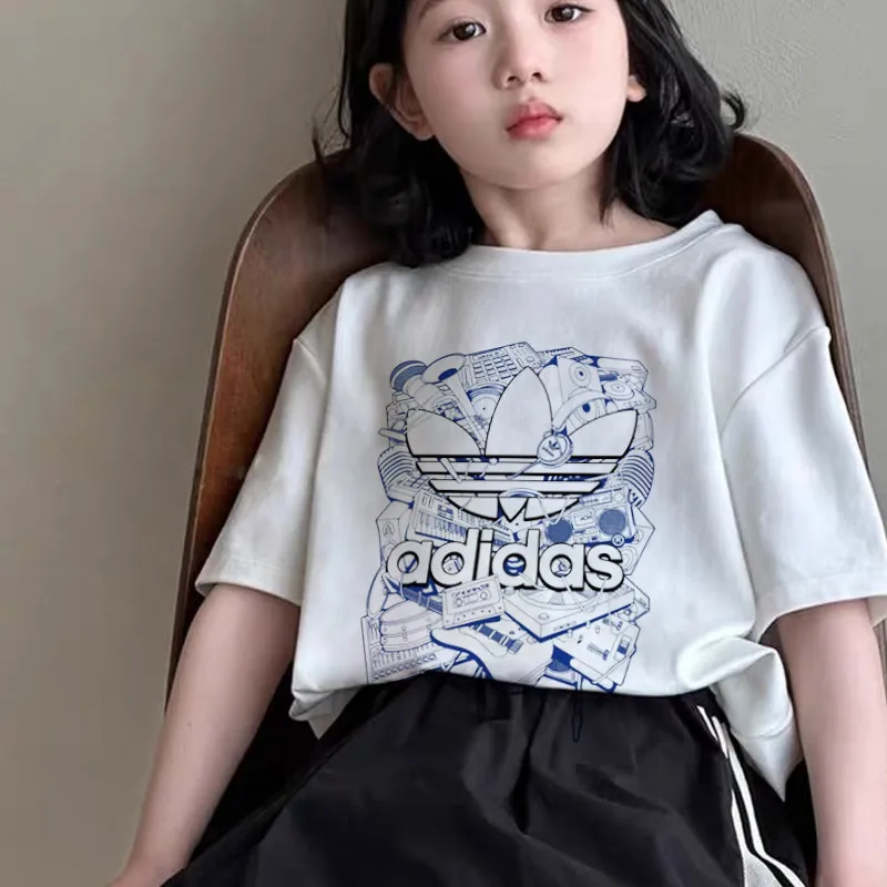 【90-160cm】好感度100％  爆売れ中 おしゃれ カジュアル 女の子 半袖 Ｔシャツ