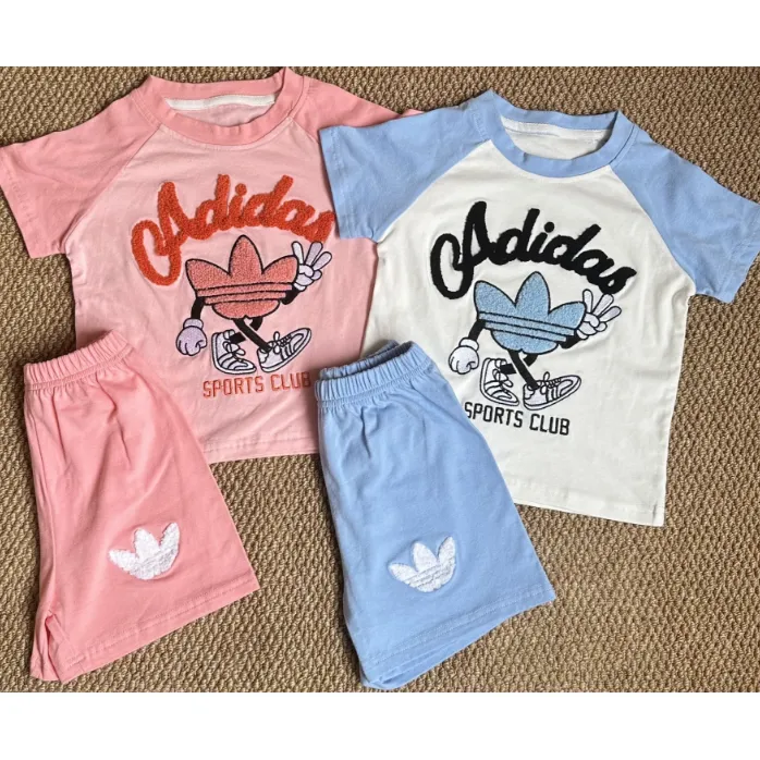 【80-130cm】二点セット オシャレ度高め 大人気 カジュアル 快適 半袖Tシャツ+ショートパンツ セット
