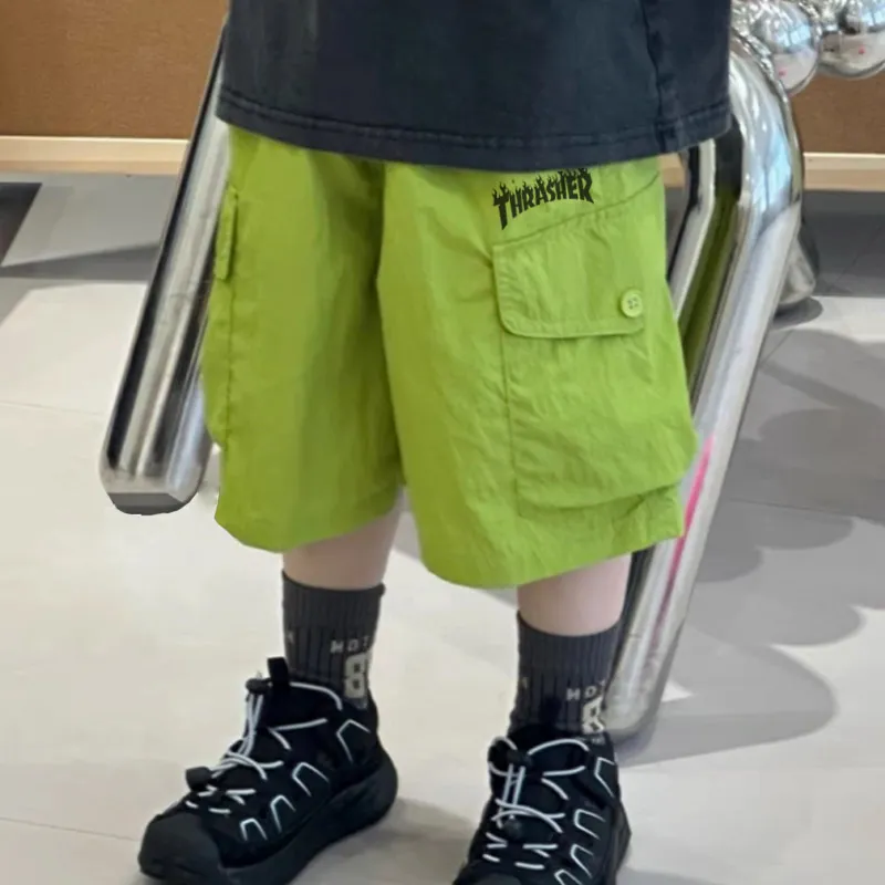 【90-150cm】これを逃す手はない 大人気  クール 着やすい 男の子 半袖Ｔシャツ＋ショートパンツ セットアップ