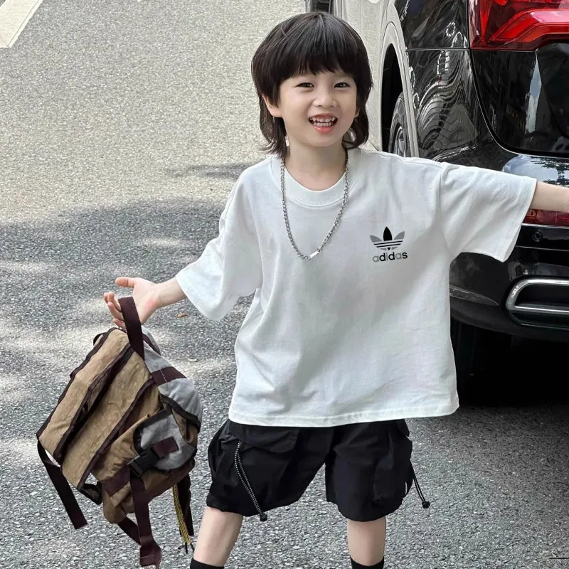 【90-160cm】着回し力抜群 大活躍 トレンド カジュアル  男の子 半袖 Ｔシャツ