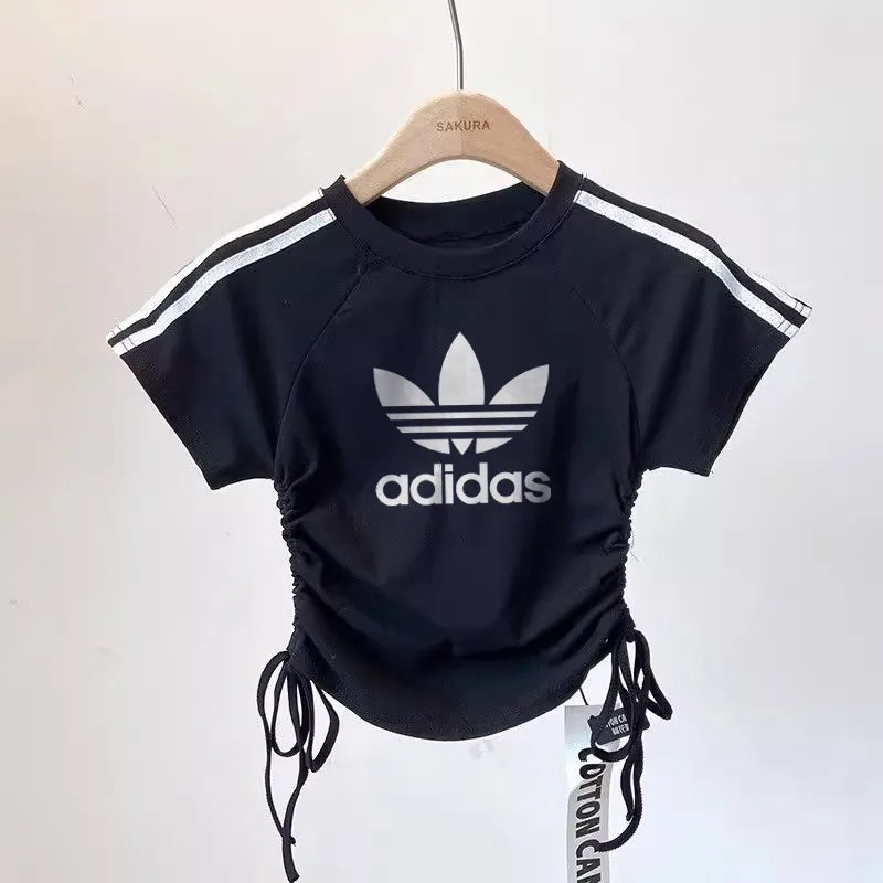 【80-150cm】オシャレ度高め 新作 大注目 カジュアル 合わせやすい 女の子 半袖 Tシャツ