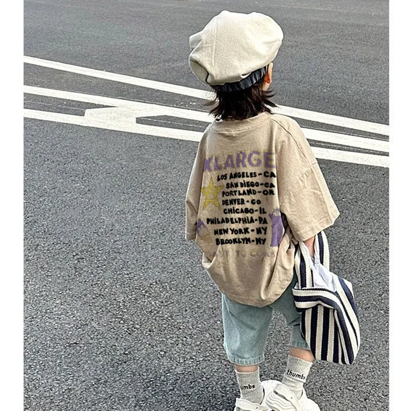 【90-160cm】トレンド感たっぷり 爆売れ中 ユニーク カッコイイ 男の子 半袖 Tシャツ
