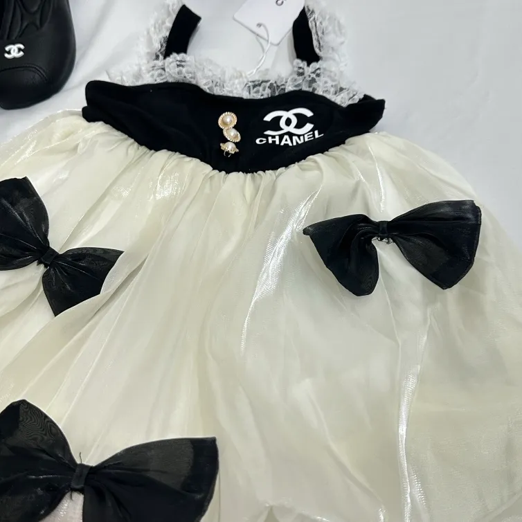 【80-140cm】おしゃれ度UP 大注目 可愛い リボン付き プリンセス 女の子 ワンピース