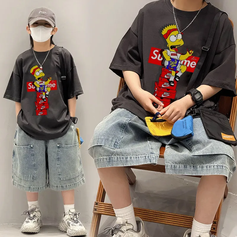【90-160cm】今季大注目 人気爆発 快適 着心地良い 男の子 半袖 Tシャツ