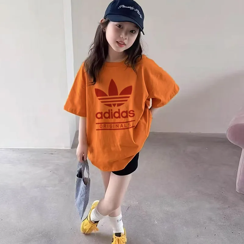 【90-160cm】着回し力抜群 通気性 トレンド おすすめ 着心地良い 女の子 半袖 Tシャツ