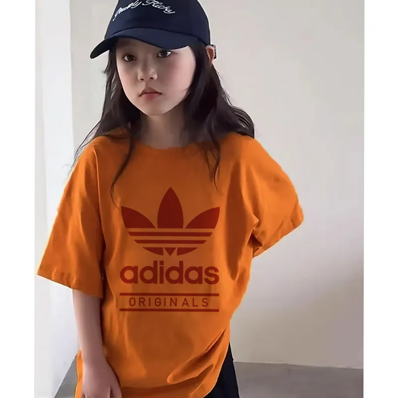 【90-160cm】着回し力抜群 通気性 トレンド おすすめ 着心地良い 女の子 半袖 Tシャツ