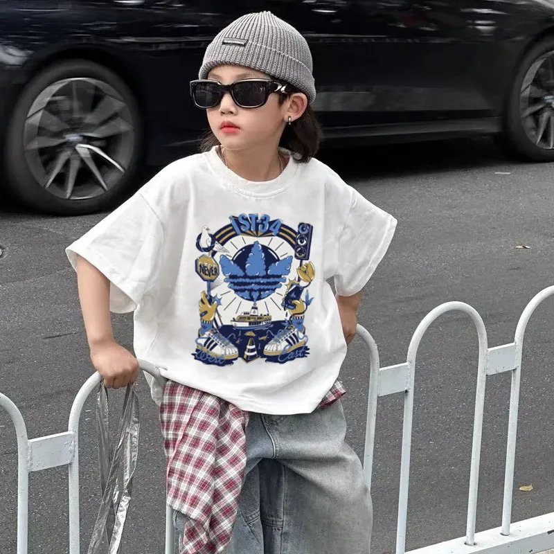 【90-160cm】今季大注目 爆売れ中 カジュアル ゆったり 着せやすい 男の子 半袖 Tシャツ