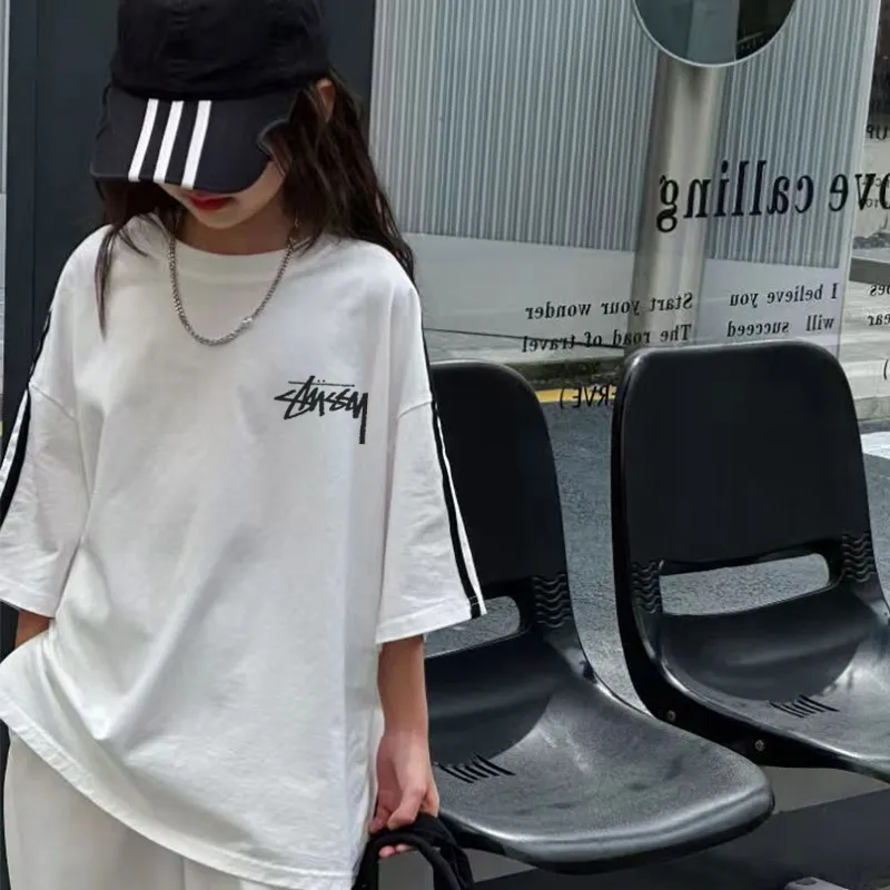 【100-150cm】話題沸騰中 今季も大注目 シンプル 合わせやすい カジュアル 女の子 半袖 Tシャツ