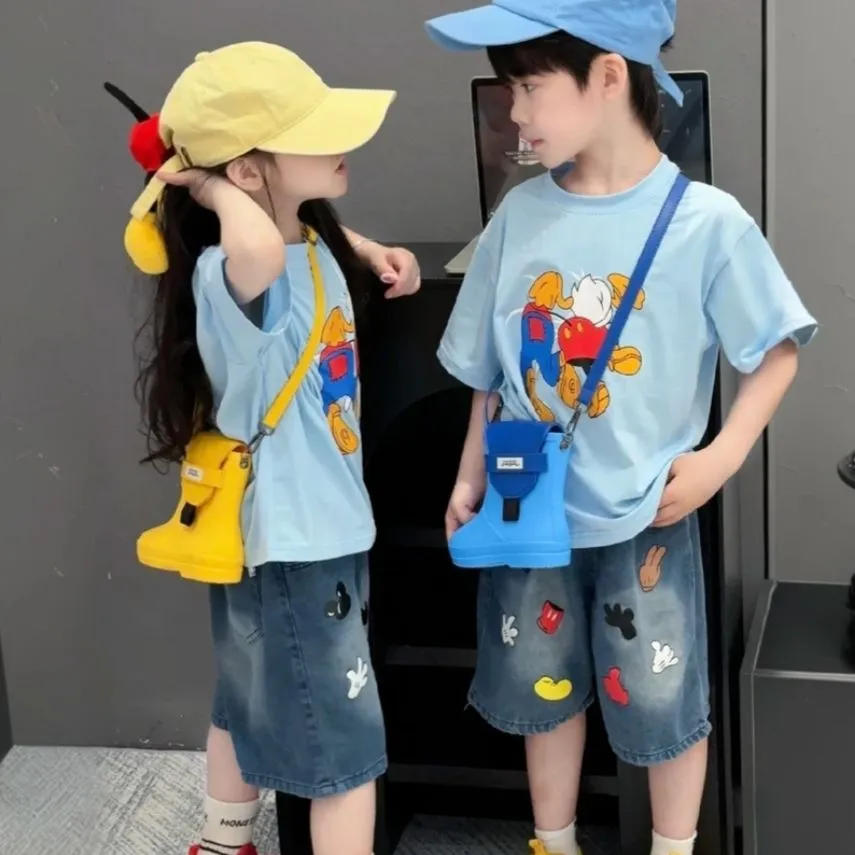 【90-160cm】話題沸騰中 大注目 着心地良い カートゥーン 合わせやすい 半袖 Ｔシャツ
