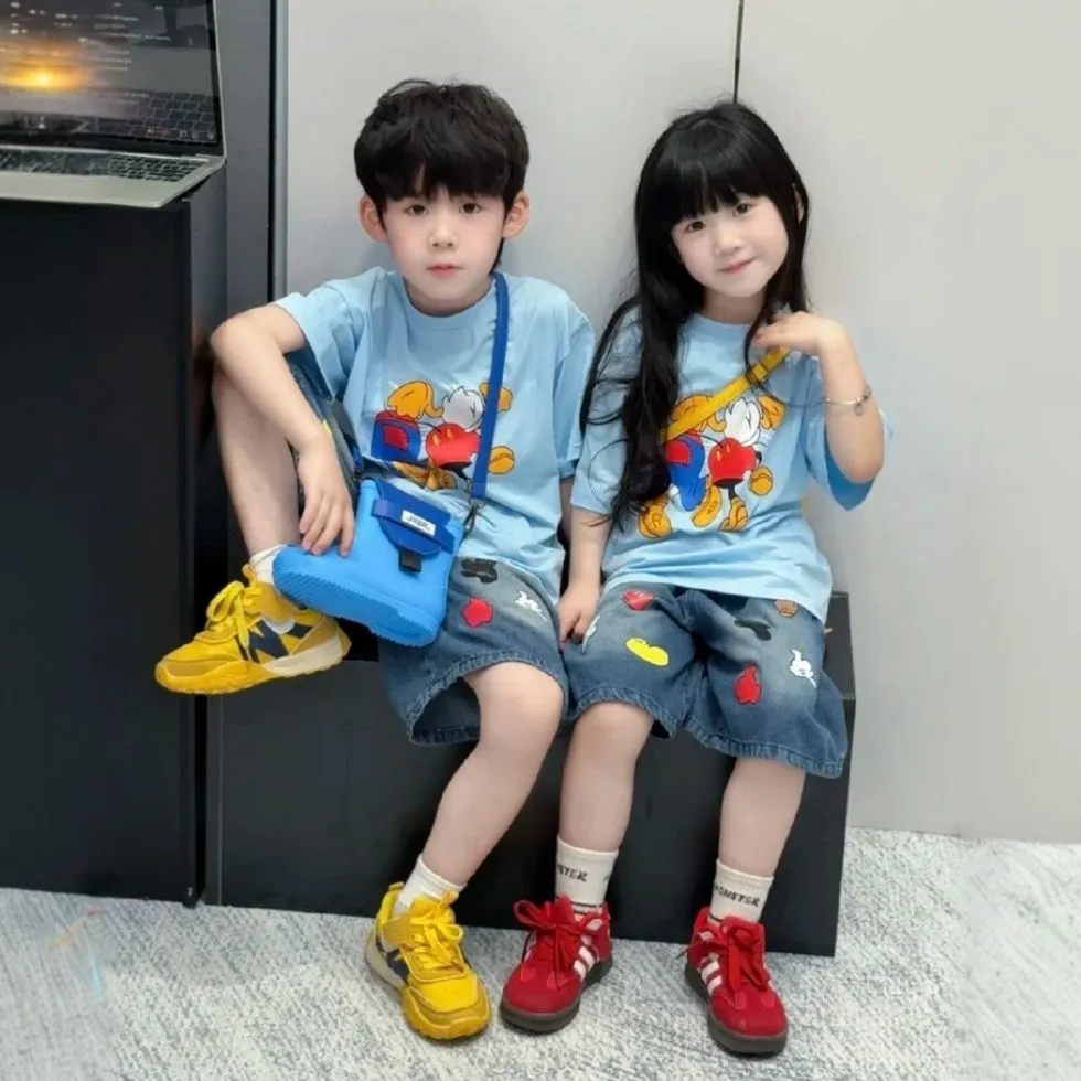 【90-160cm】話題沸騰中 大注目 着心地良い カートゥーン 合わせやすい 半袖 Ｔシャツ